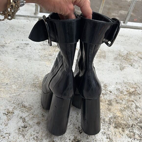Saint Laurent eel skin boots - Picture 5 of 12